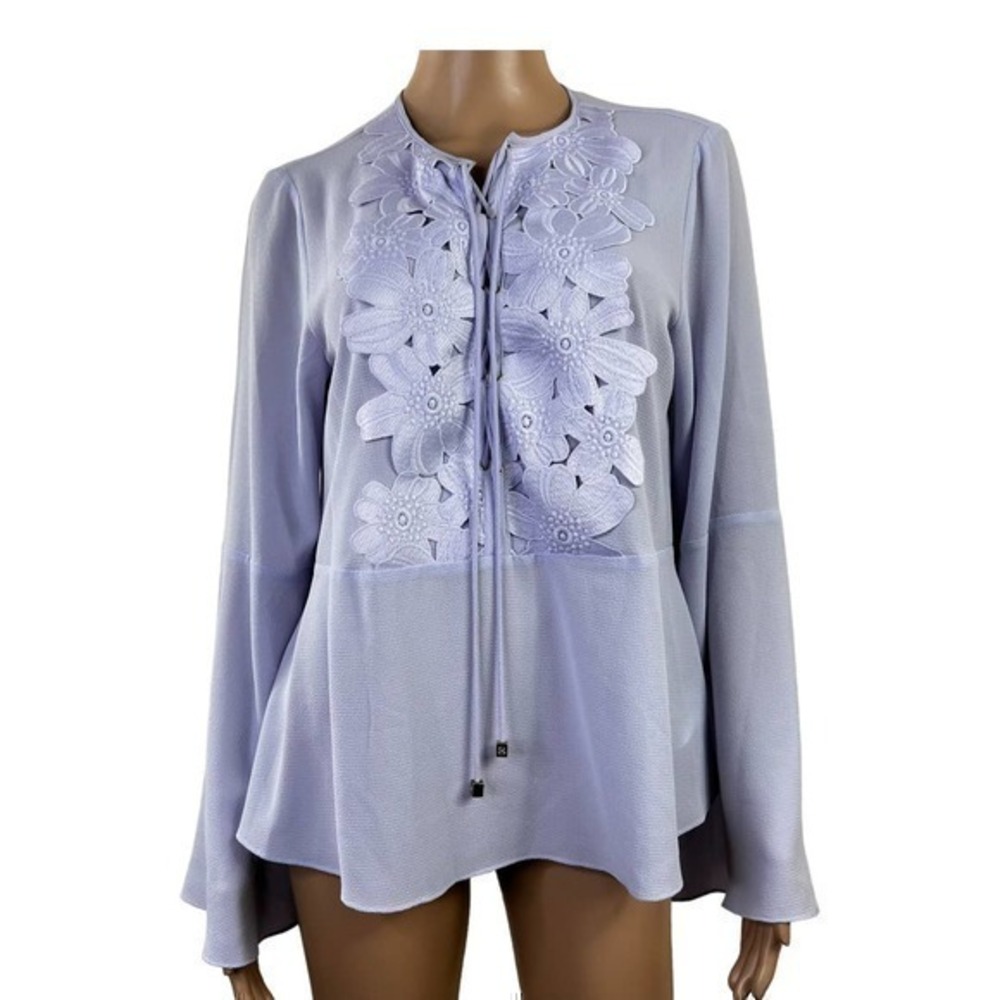 Michael Kors Women Top Blouse Purple Pullover size P/M